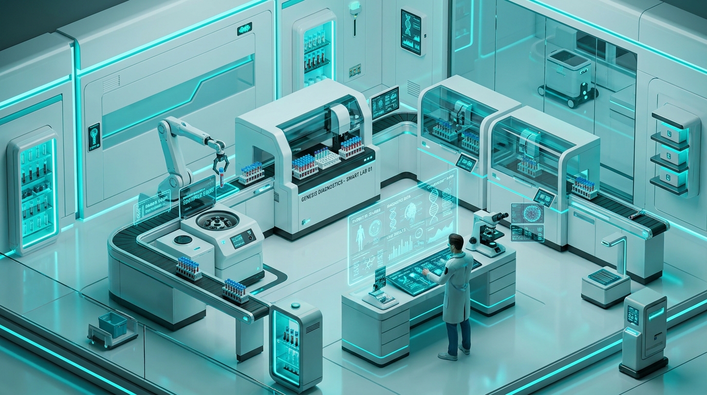 Laboratory Information Management System interface banner
